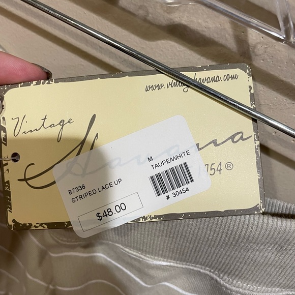 Vintage Havana Striped Lace Up Joggers - Picture 9 of 11